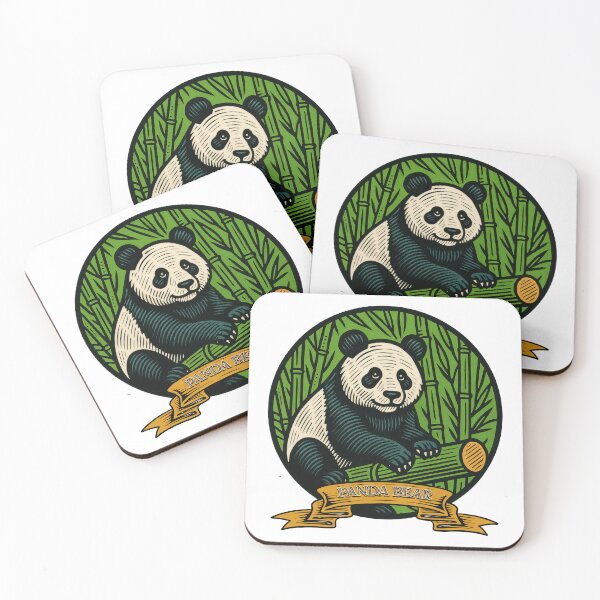 Item preview, Bamboo Bliss: Stylized Panda in Zen Jungle designed and sold by ForeverPrintsOK.