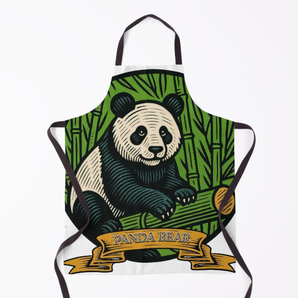 Item preview, Bamboo Bliss: Stylized Panda in Zen Jungle designed and sold by ForeverPrintsOK.