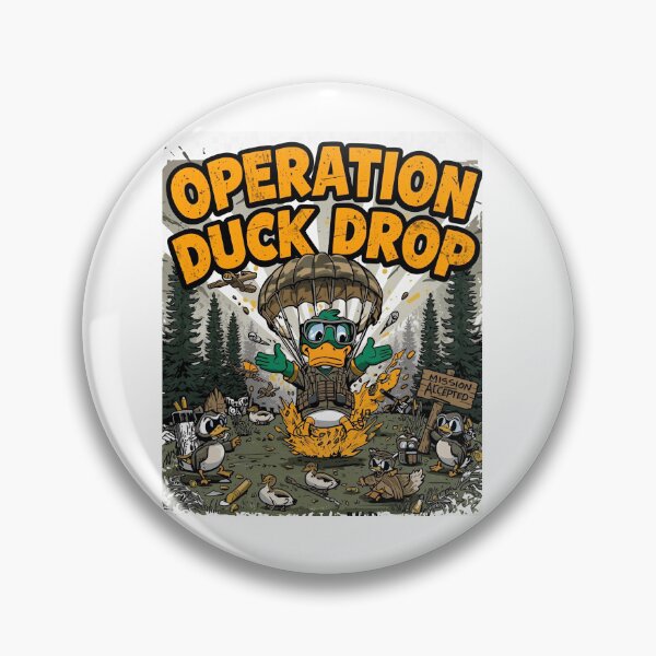 Item preview, Operation Duck Drop Tactical Hunting Parody Shirt designed and sold by WePlay2gether.