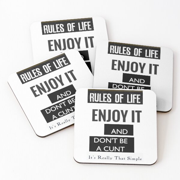 Item preview, Rules of Life designed and sold by DThreeArt.