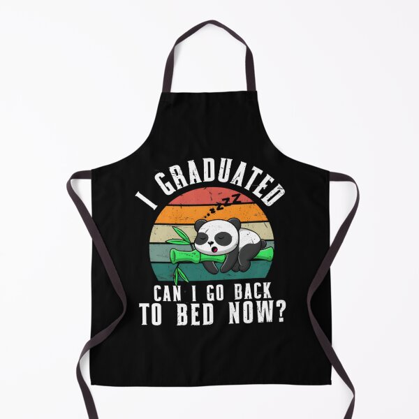 Item preview, Graduated Can Go Back Bed Now Graduation Panda Sleeg designed and sold by aqnkkalw83.