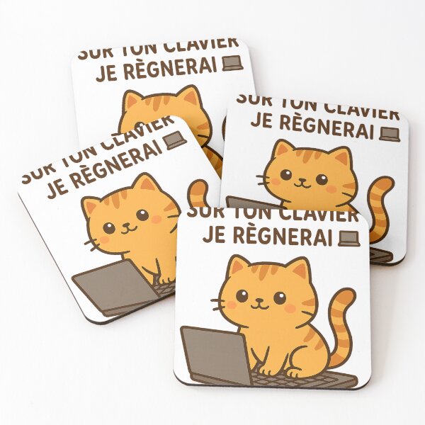 Item preview, Pact of the Cats – Rule #3: Will I rule your keyboard? designed and sold by ReineDingo.