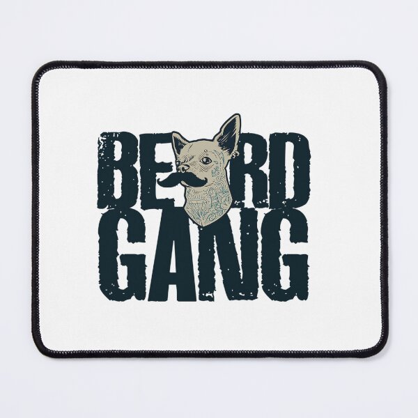 Item preview, Beard Gang Dog – Funny Bearded Dog Lover Design designed and sold by RooseveltOsinsk.