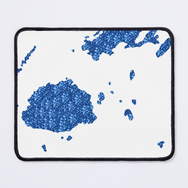 Item preview, Blue Rhinestone Fiji designed and sold by TheIconSmith.