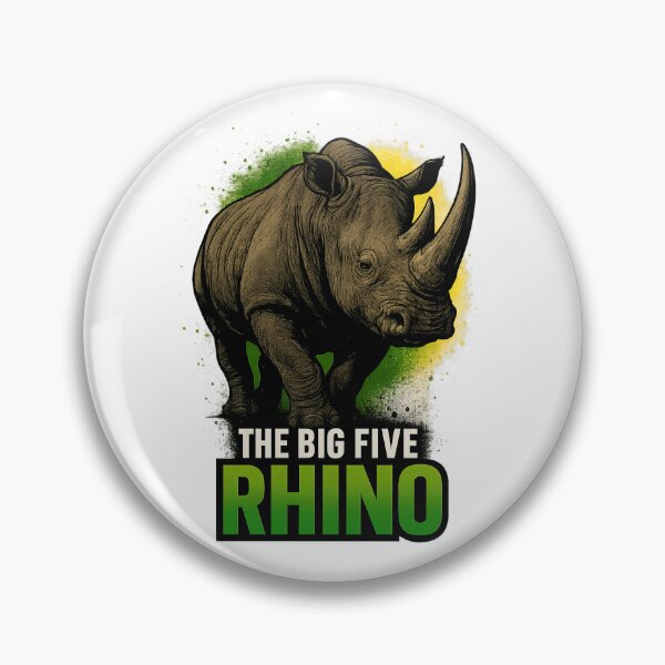 Item preview, The Big Five Rhino Safari Art – VLF Design designed and sold by VitalLifeForce.