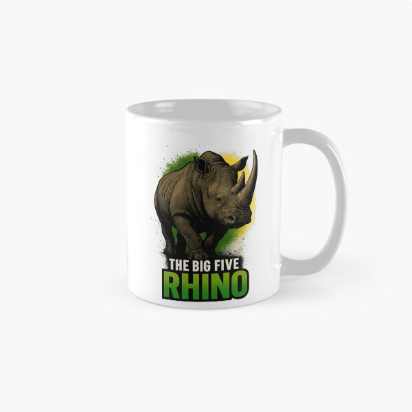 Item preview, The Big Five Rhino Safari Art – VLF Design designed and sold by VitalLifeForce.