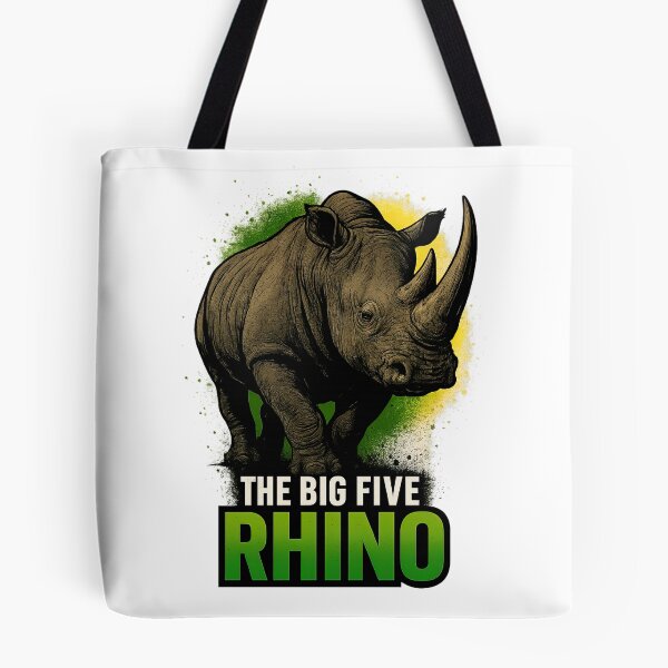 Item preview, The Big Five Rhino Safari Art – VLF Design designed and sold by VitalLifeForce.