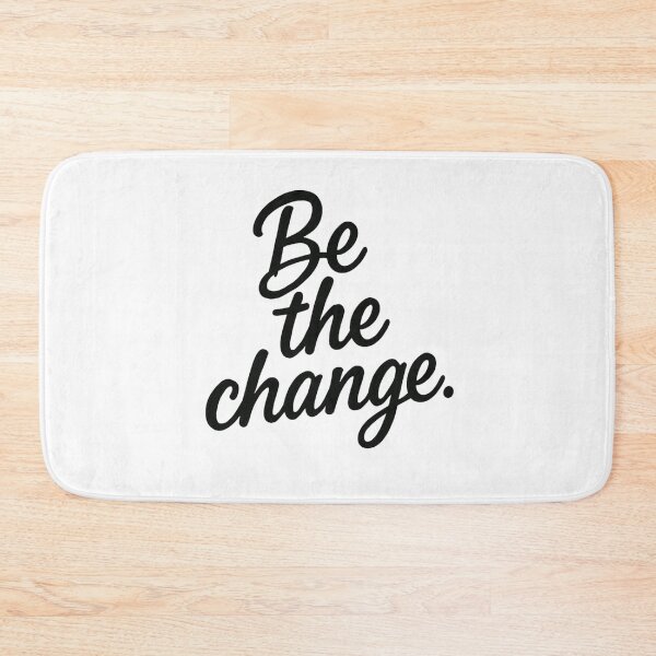 Item preview, Be the Change – Inspirational Quote Design designed and sold by Malak Studio .