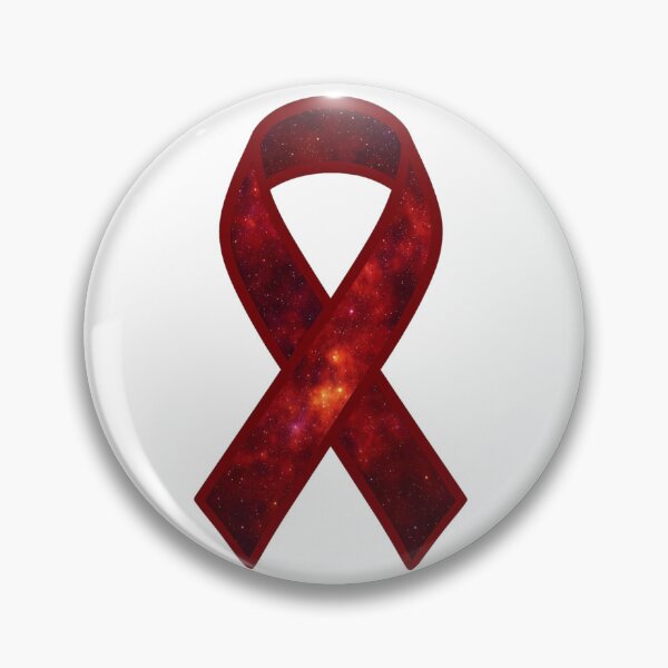 Item preview, Cosmic Red Awareness Ribbon – HIV, Heart Health & Blood Disorder Galaxy Design designed and sold by HealthCoreCommunity.