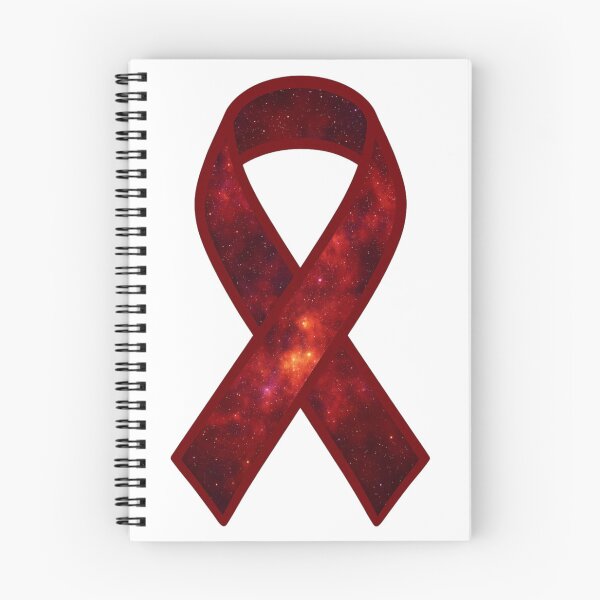 Item preview, Cosmic Red Awareness Ribbon – HIV, Heart Health & Blood Disorder Galaxy Design designed and sold by HealthCoreCommunity.