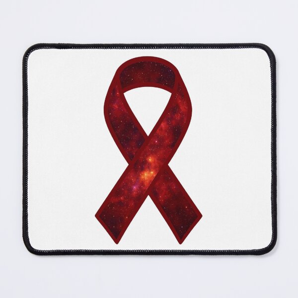 Item preview, Cosmic Red Awareness Ribbon – HIV, Heart Health & Blood Disorder Galaxy Design designed and sold by HealthCoreCommunity.