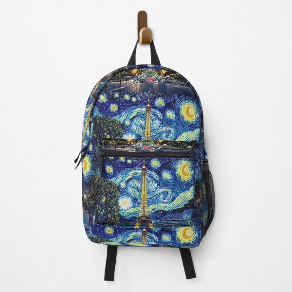 Item preview, eiffel tower basic starry night colorful abstract design designed and sold by SmashingDeals.