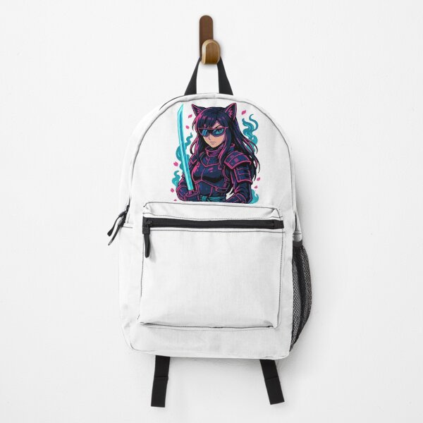Item preview, Samurai Neon Neko Girl designed and sold by ToxicDesign.
