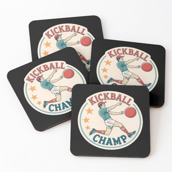 Item preview, Retro Kickball Champ  – Vintage Cartoon Player with Bold Red Ball designed and sold by VividOrganica.