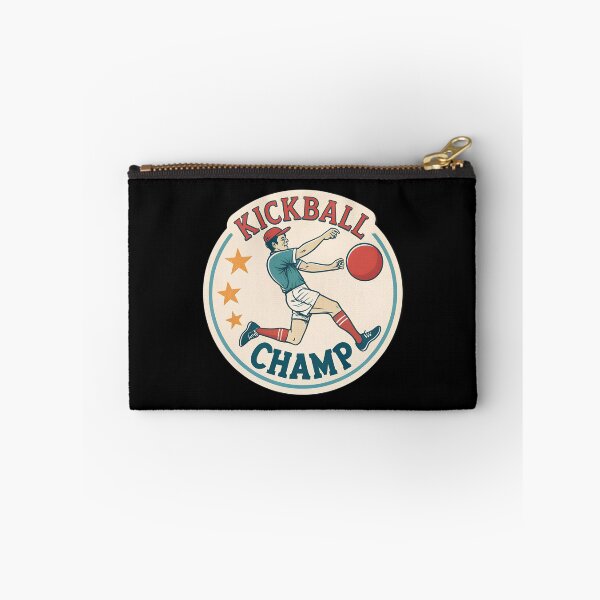 Item preview, Retro Kickball Champ  – Vintage Cartoon Player with Bold Red Ball designed and sold by VividOrganica.