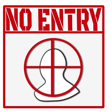 Artwork thumbnail, No entry code by LayersDesign