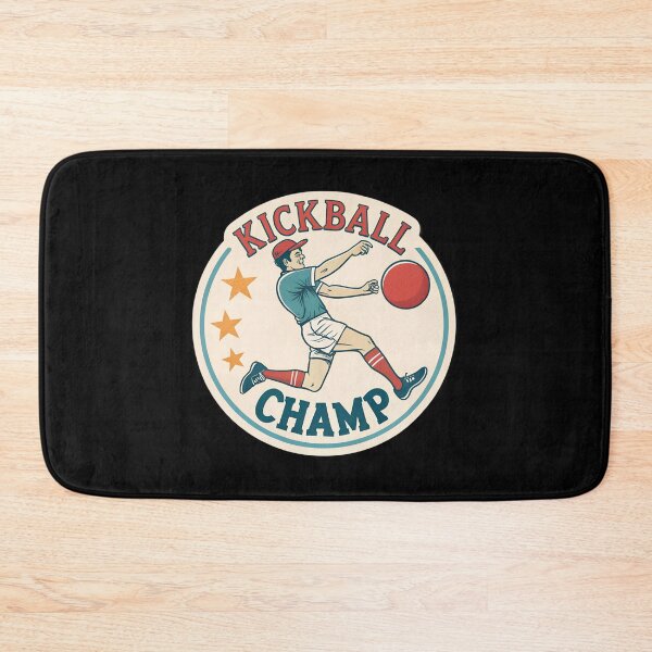 Item preview, Retro Kickball Champ  – Vintage Cartoon Player with Bold Red Ball designed and sold by VividOrganica.
