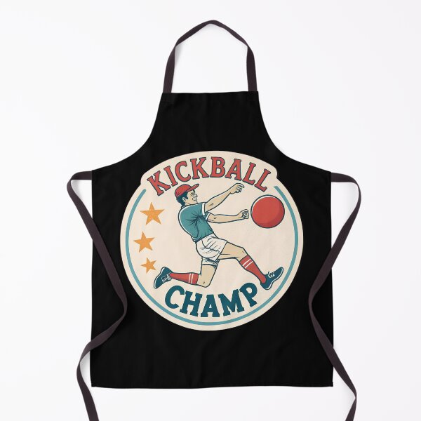 Item preview, Retro Kickball Champ  – Vintage Cartoon Player with Bold Red Ball designed and sold by VividOrganica.