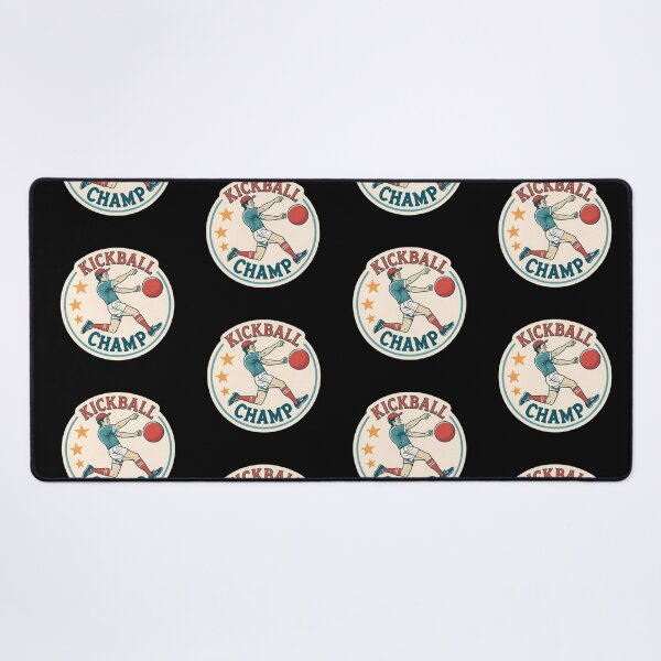 Item preview, Retro Kickball Champ – Vintage Cartoon Player with Bold Red Ball designed and sold by VividOrganica.