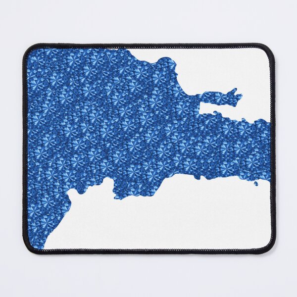 Item preview, Blue Rhinestone Dominican Republic designed and sold by TheIconSmith.