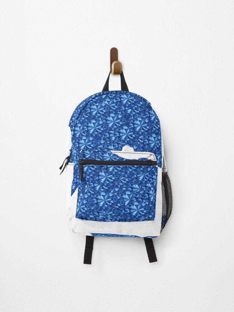 Thumbnail 1 of 3, Backpack, Blue Rhinestone Dominican Republic designed and sold by TheIconSmith.