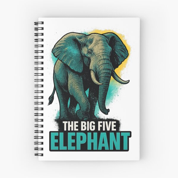 Item preview, The Big Five Elephant Safari Art – VLF Design designed and sold by VitalLifeForce.