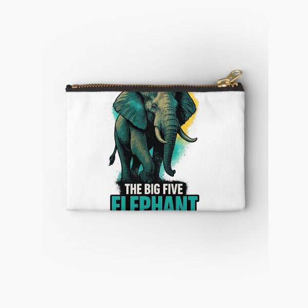 Item preview, The Big Five Elephant Safari Art – VLF Design designed and sold by VitalLifeForce.