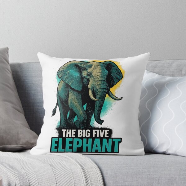 Item preview, The Big Five Elephant Safari Art – VLF Design designed and sold by VitalLifeForce.