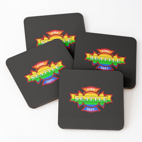 Item preview, Seattle Fire Rainbow (Large Logo) designed and sold by YvonneSpenc.