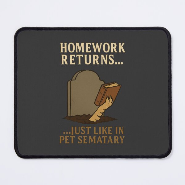 Item preview, Funny Teacher Pet Sematary T-Shirt – Homework Returns Horror Parody designed and sold by AdelStore.