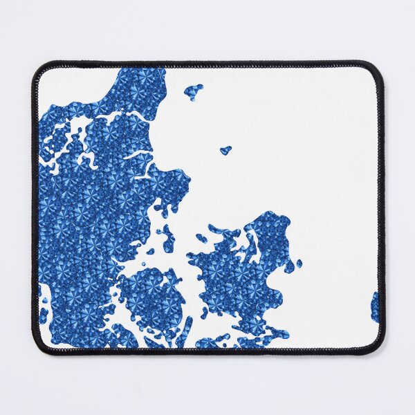 Item preview, Blue Rhinestone Denmark designed and sold by TheIconSmith.