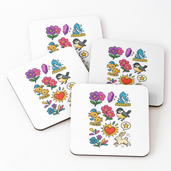 Item preview, Whimsical February Sticker Set designed and sold by BrushAndBreathe.