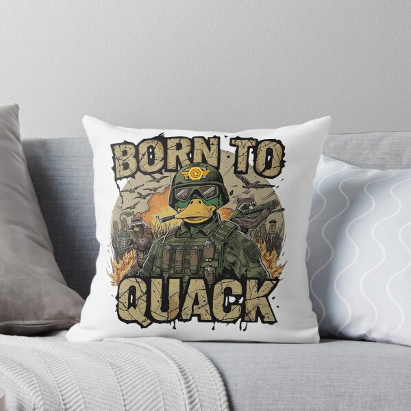 Item preview, Born to Quack Tactical Duck War Shirt designed and sold by WePlay2gether.