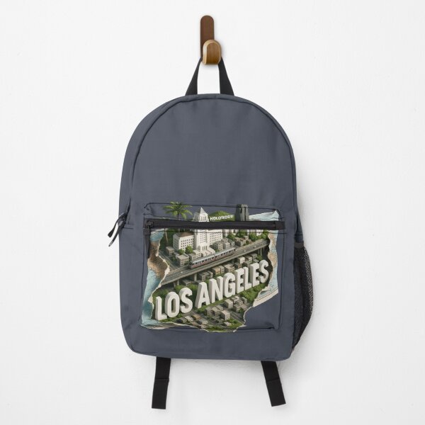Item preview, Miniature Los Angeles City Map – Pop-Up Style Urban Art designed and sold by AnimeFlash_0.