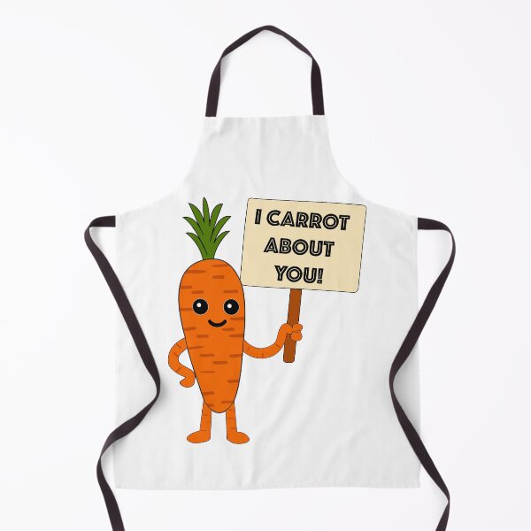 Item preview, I Carrot About You – Vegan Pun Carrot Character Plant Based Humor designed and sold by Allie Oop Art and Design.