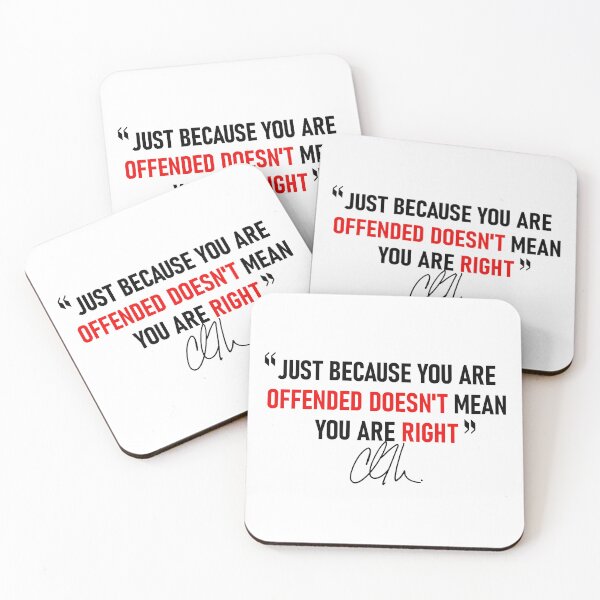 Item preview, Just Because You Are Offended Doesn't Mean You Are Right - Freedom Quotes designed and sold by kolshi-shop.