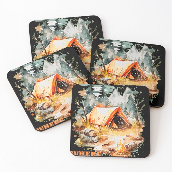 Item preview, Camping Where Wifi Is Weak. Forest Scene (1) designed and sold by leduyss.