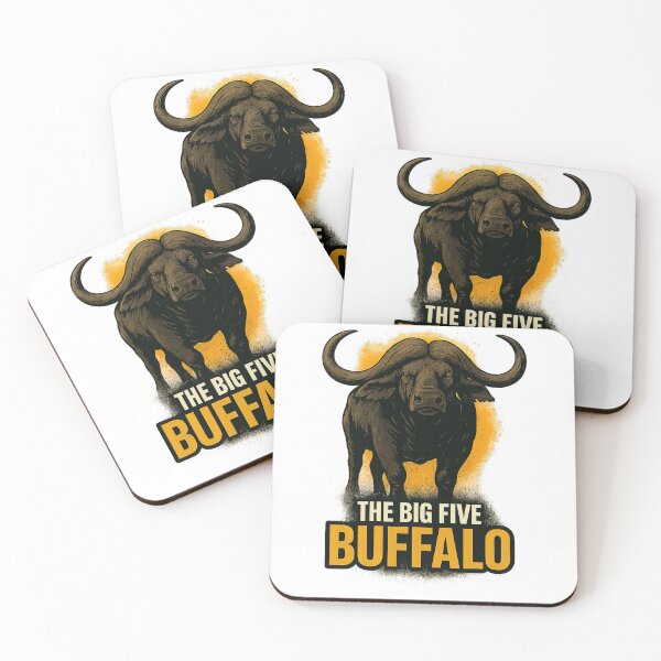 Item preview, The Big Five Buffalo Safari Art – VLF Design designed and sold by VitalLifeForce.