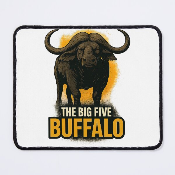 Item preview, The Big Five Buffalo Safari Art – VLF Design designed and sold by VitalLifeForce.