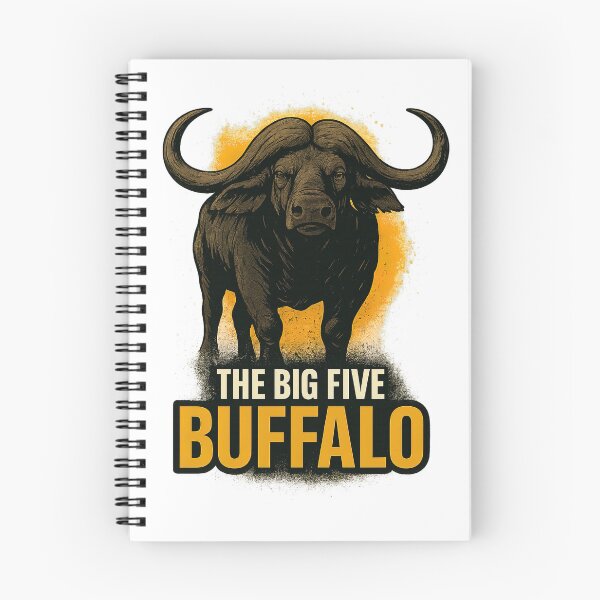 Item preview, The Big Five Buffalo Safari Art – VLF Design designed and sold by VitalLifeForce.