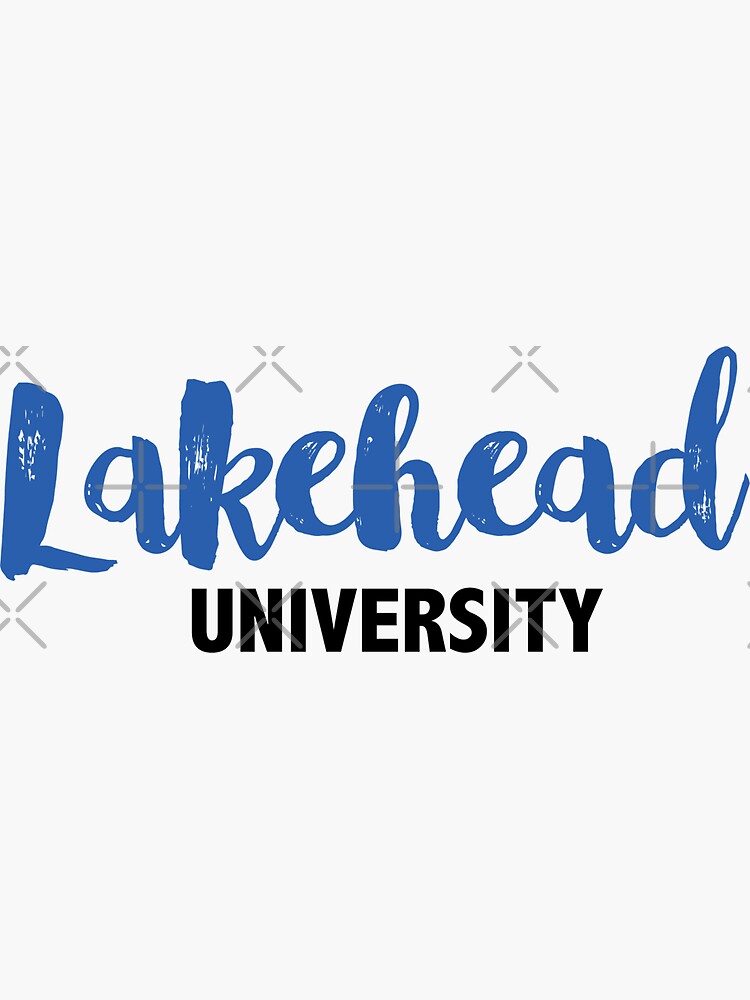 "Lakehead University" Sticker by telkin Redbubble