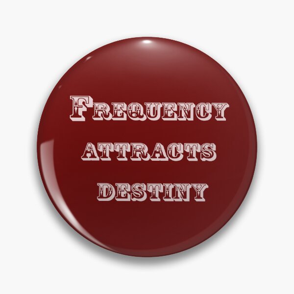 Item preview, Frequency Attracts Destiny – Law of Vibration & Manifestation Quote Design designed and sold by ArtNestVerse.