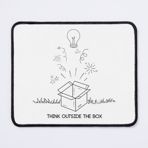 Item preview, Think Outside the Box designed and sold by MoodlyDoodly.