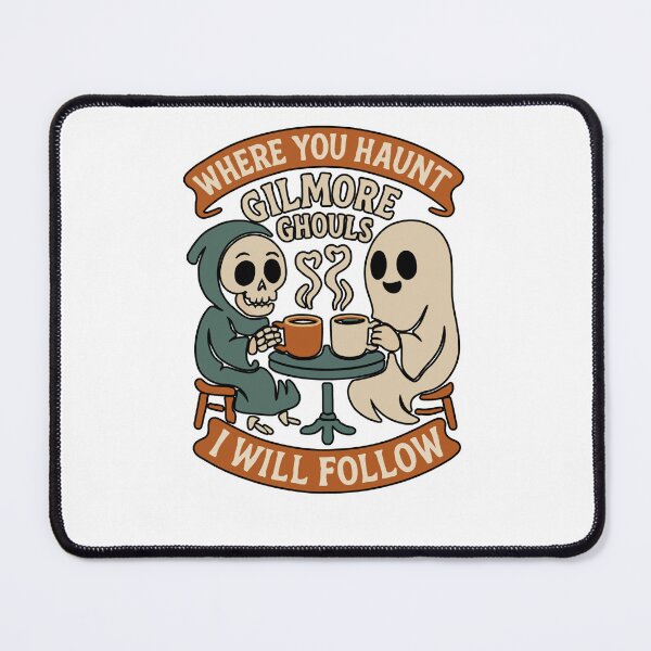 Item preview, Gilmore Ghouls Where You Haunt I Will Follow,cozy coffee ghosts designed and sold by belladesign7.