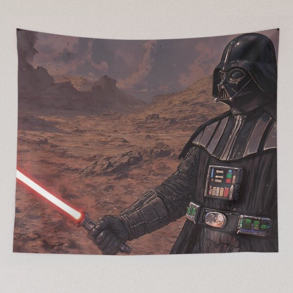 Item preview, Landscape Darth Vader Iconic Art Depictions Dark Side designed and sold by ART ATTACK ZONE.