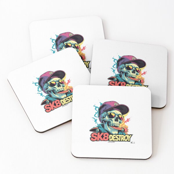 Item preview, SK8 and destroy design 2 designed and sold by RisingWolfStudio.