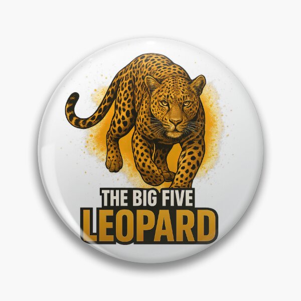 Item preview, The Big Five Leopard Safari Art – VLF Design designed and sold by VitalLifeForce.