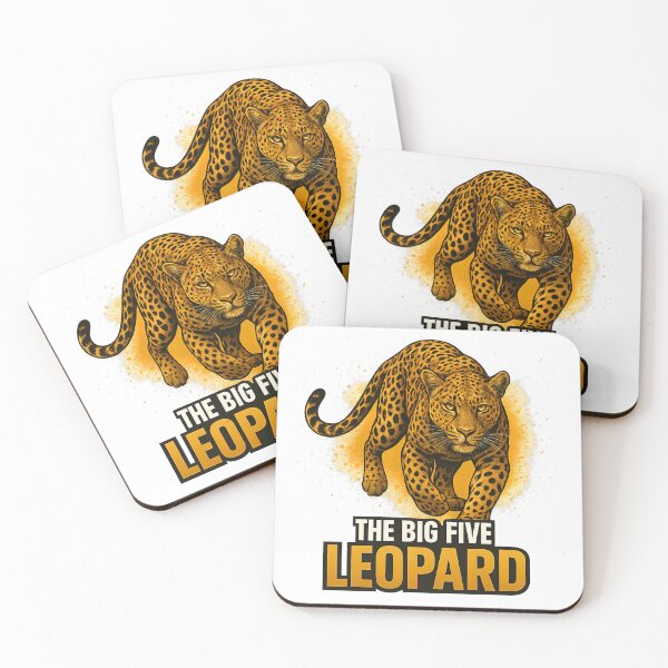 Item preview, The Big Five Leopard Safari Art – VLF Design designed and sold by VitalLifeForce.