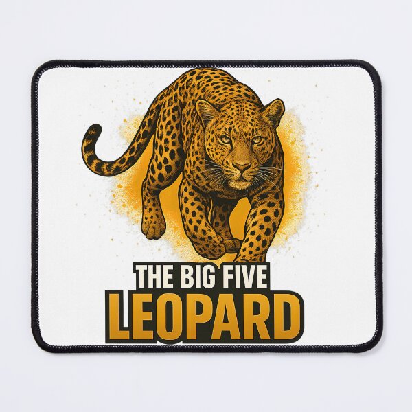 Item preview, The Big Five Leopard Safari Art – VLF Design designed and sold by VitalLifeForce.
