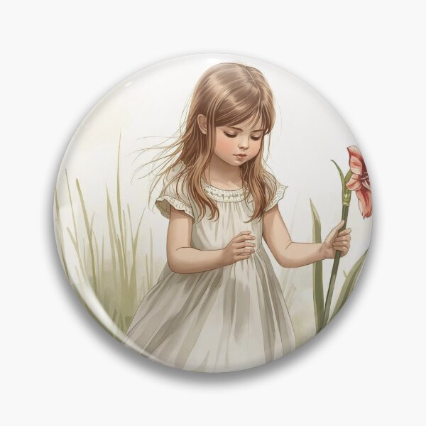 Item preview, Amaryllis in Hand – Cottagecore Meadow Walk designed and sold by Deezyned.